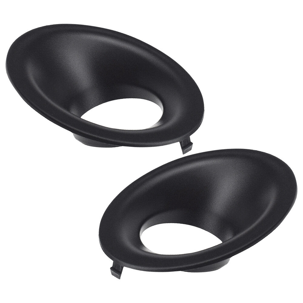 ya 13 5.27.2 2X Front Fog Light Lamp Cover Bezel Black Left+Right for Challenger 2015-2020