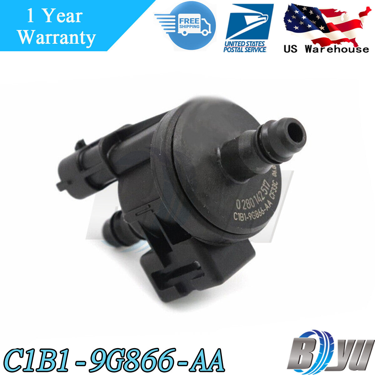 ya 3 6.25.2 New Fuel Purge Solenoid Valve C1B1-9G866-AA Fits For 2012-2017 for Ford Fiesta Focus