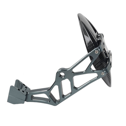 ya 5 8.7 Carbon Fiber Rear Splash Mudguard w/Bracket for Kawasaki Z1000/SX 2014-2020