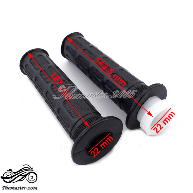 ya 5 8.7 Handle Throttle Grips W/ Cable Tube Sleeve Fit for Yamaha DT100 DT125 MX100 PW80