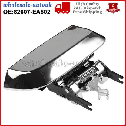 ya 5 8.7 for Nissan PATHFINDER R51 Outer Rear Right Door Handle Chrome Silver 82606-EA502