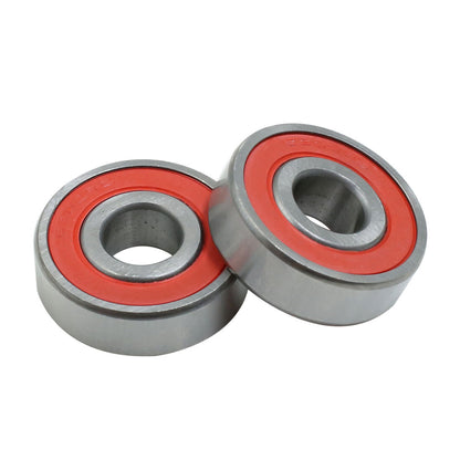 ya 5 8.7 2pcs 6302RS Red Double Rubber Sealed Ball Bearing 15x42x13mm for Motorcycle