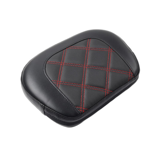ya 3 6.25.3 Red Stitching Passenger Sissy Bar Backrest Pad for Harley Electra Road Glide