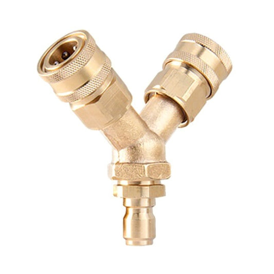 ya 26 High Pressure Washer Adapter Quick Connector Coupler Triple Splitter 3/8