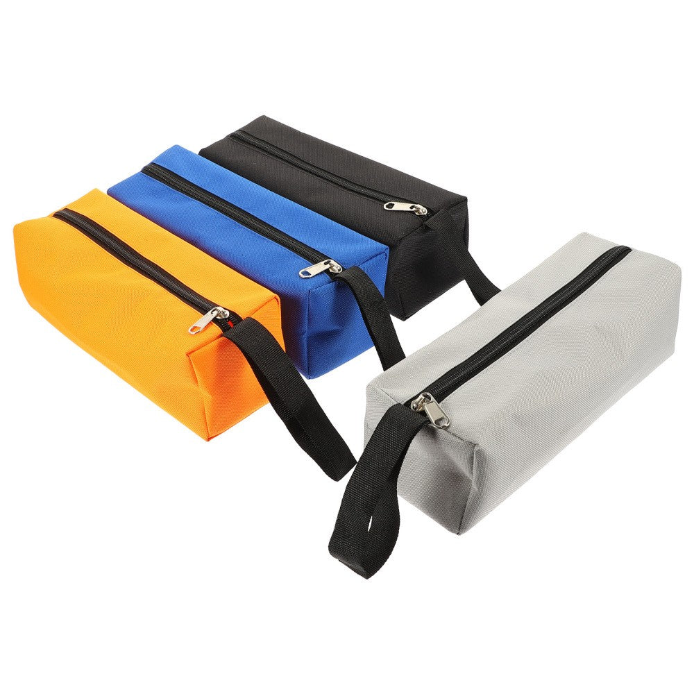 ya 26 4 Pcs Construction Tool Pouch Portable Foldable Storage Bag Zipper