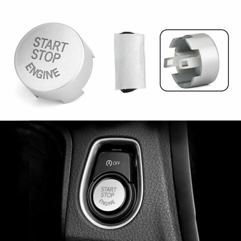 ya 1 8.5.1 Silver Start Stop Engine Switch Button Cover For F20 F30 F10 F01 F25 F26 U1