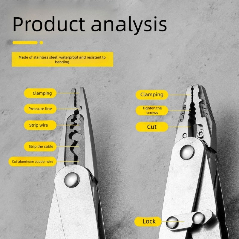 ya 25 Professio l Convertible Head Metal Cutting Pliers For Electrical Work And Home