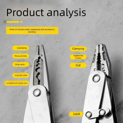 ya 25 Professio l Convertible Head Metal Cutting Pliers For Electrical Work And Home