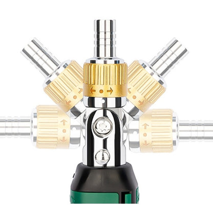ya 26 Adjustable Angle Ratcheting Screwdriver 14 Interchangeable Tip Carbon Steel Tool