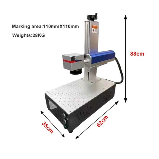 Letter Fiber Laser Marking Engraving Machine Stainless Steel Marking Machine