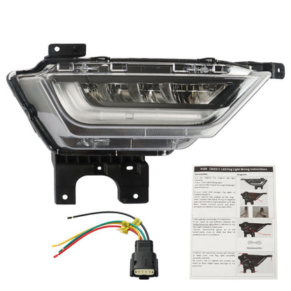 ya 10 10.28 For F150 2021 - 2022: Front LED fog lights, driver's side light, passenger 