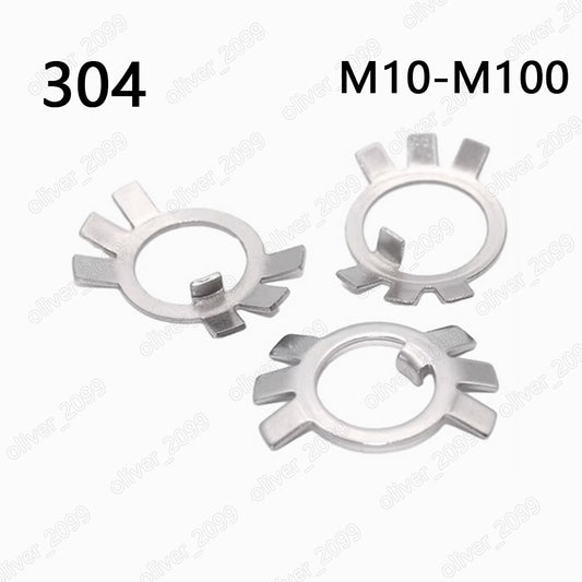 304 Stainless Steel Tab Washers For Round Nut M10-M100