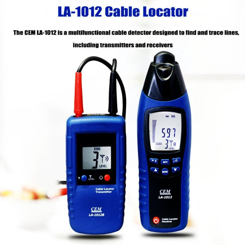 LA-1012 General Cable Fault Locator Tester Meter Receiver with Transmitter Hot