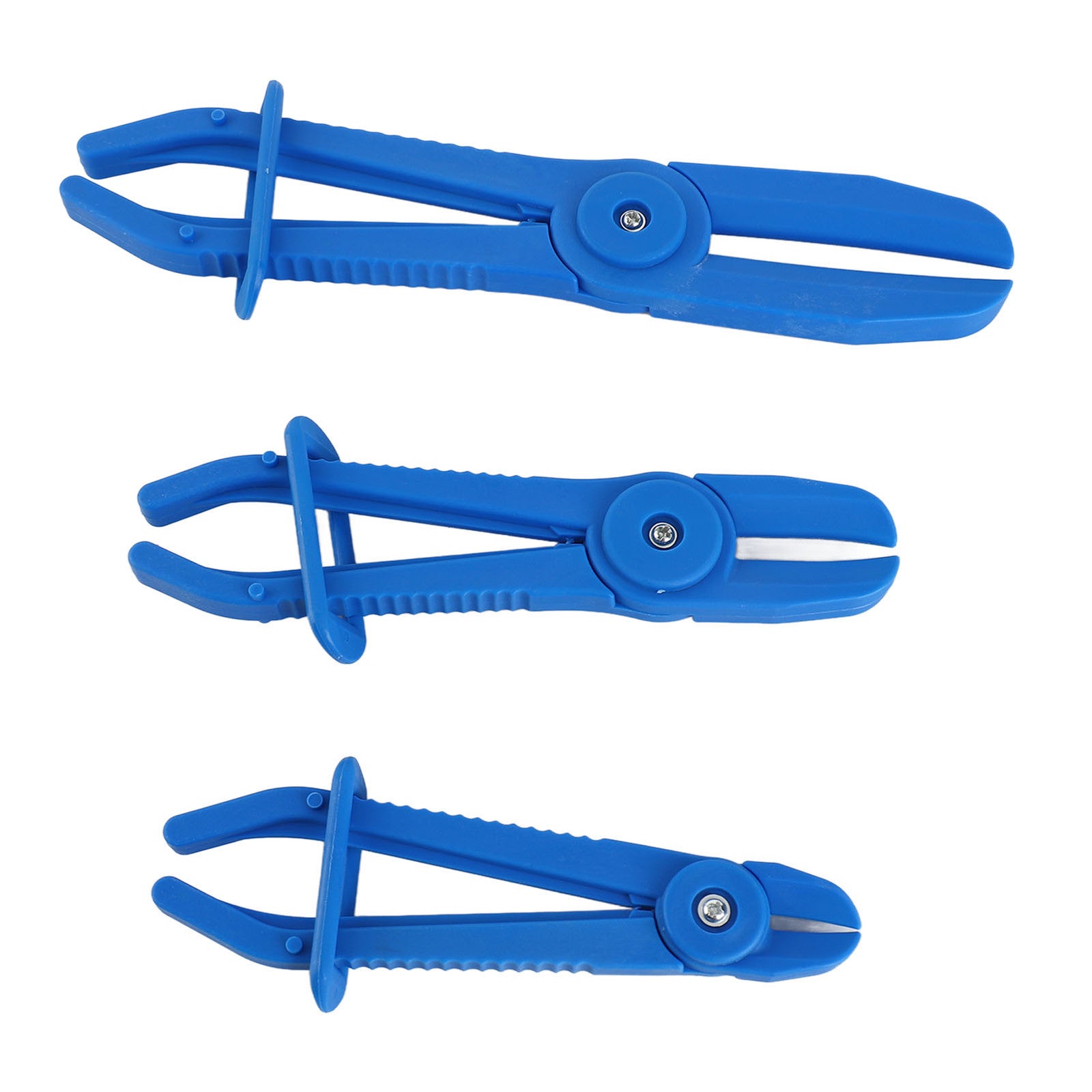 ya 25 3PCS Flexible Hose Line Pliers Insulated Nylon Brake Fuel Hose Clamp Tools