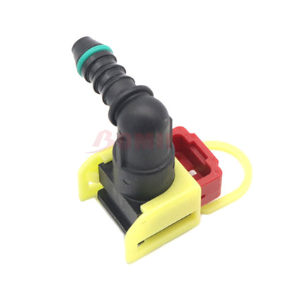 ya 5 8.7 9.49mm ID6 90¡ã Car Fuel Line Hose Pipe Coupler Quick Release Connector 2PCS New
