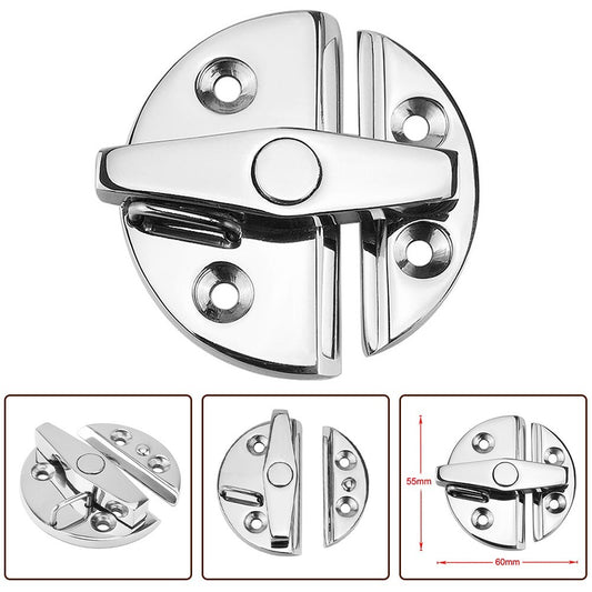 ya 6 6.13.3 Boat Door Catch Latch 180 Marine Cabinet Lock 316 Stainless Steel Round