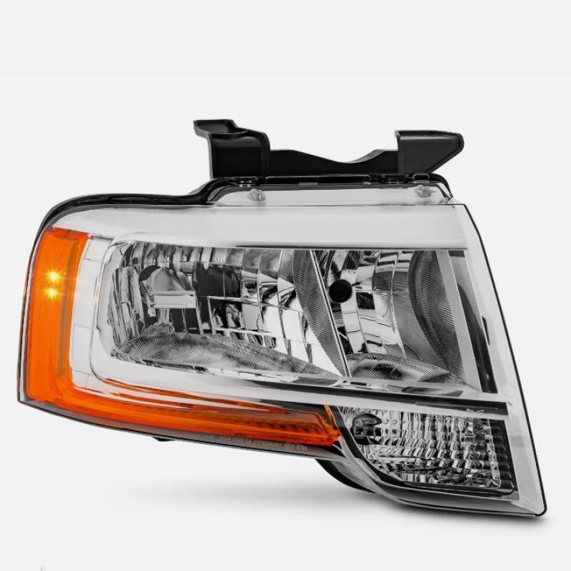 ya 10 10.28 Right Left Side Chrome Headlight For 2015-2017 Expedition 15-17 Headlight n