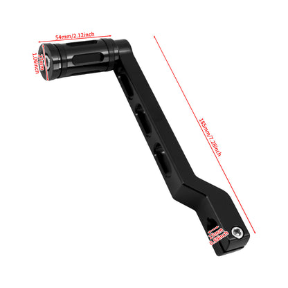 ya 5 8.7 Black Shifter Peg w/ Heel Toe Shift Lever for Harley Road Electra Glide Softail