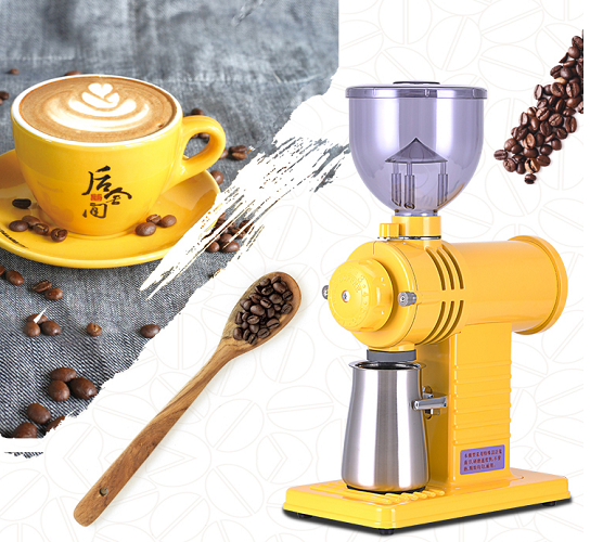 200W Coffee Grinder Electric Coffee Bean Burr 10 Speeds Spice Grinding Machine