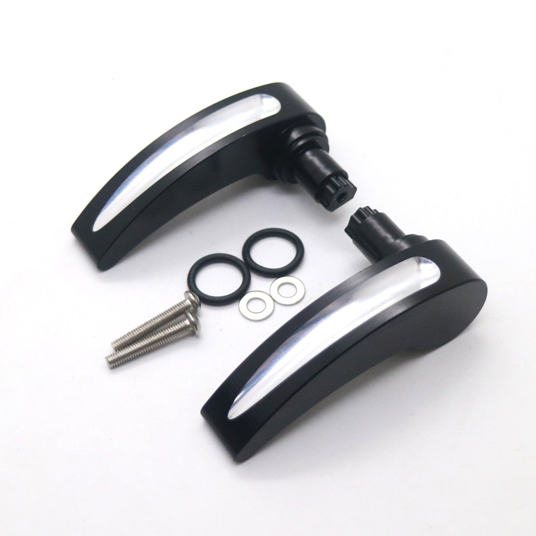 ya 12 5.21 Mototrcycle Black CNC Saddlebag Latch Lever Lid Lifter for Harley Touring 14-17