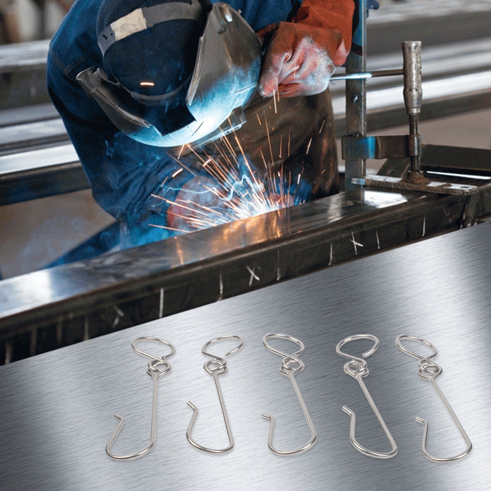 ya 25 Stainless Steel Gas Bottle Hooks Set of 5 for MAPP and Propane and Easy to Use