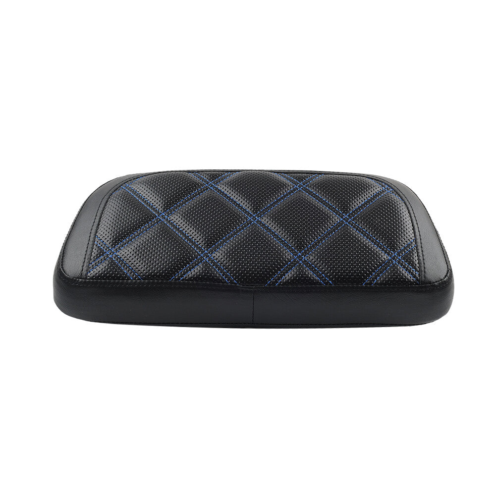 ya 3 6.25.3 PU Leather Tour Pak Trunk Backrest Pad Fit for Harley Street Road Electra Glide 14+