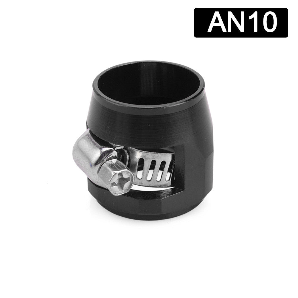 ya 2 7.16 2-pack AN10 hexagonal automotive hose polisher flexible rubber hose clamp for oil and fuel pipes