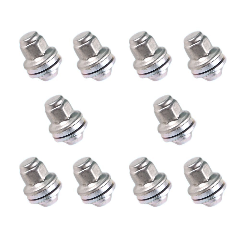 ya 5 8.7 10Pcs Wheel Bolt Nut Set 2C35294010 Fits for Jaguar S-Type X-Type XJ8 XJR for XF