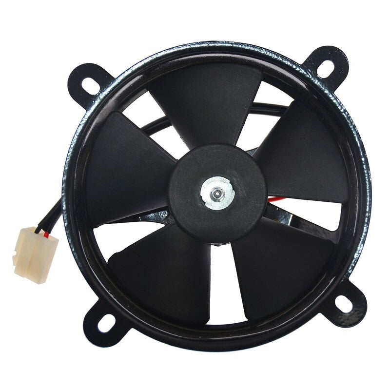ya 5 8.7 Universal Kit Black 6 inch Slim Fan Push Pull Electric Radiator Cooling 12V NEW