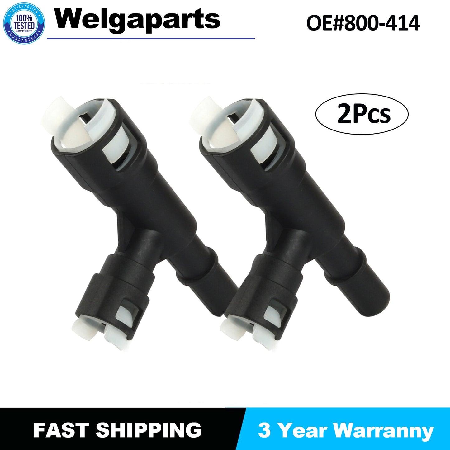 ya 5 8.7 2Pcs Heater Hose T Connector for Chevrolet Tahoe for Cadillac for Escalade for GMC for Sierra