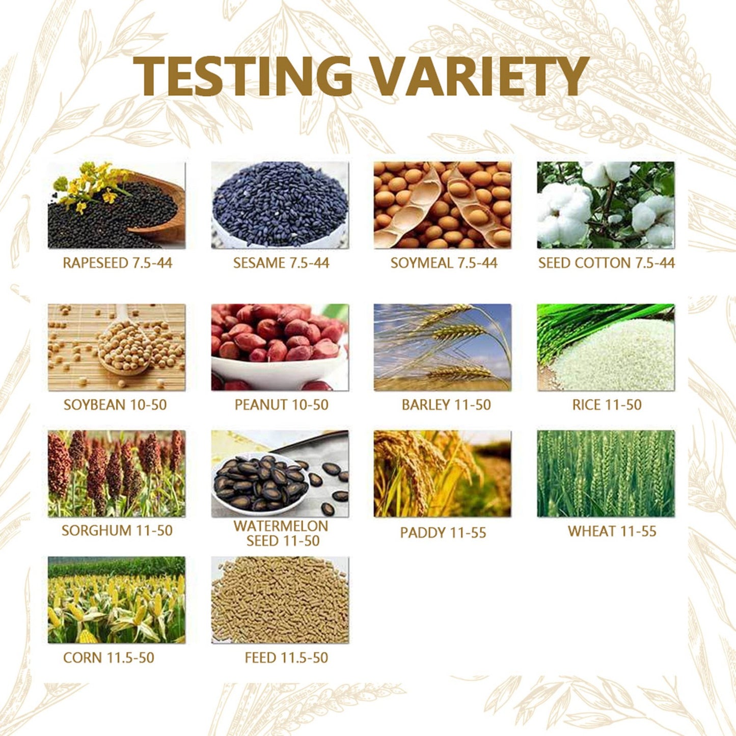 ya 26 SMART SENSOR AR991 Digital LCD Grain Moisture Meter For Wheat Corn Rice