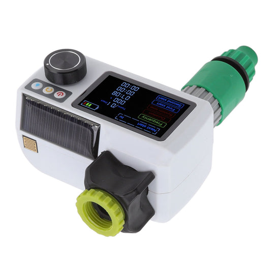 ya 14 Solar Sprinkler Timer Solar Rain Sensing Automatic IP68 Waterproof Real
