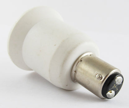 ya 14 50x BA15D Male to E26/E27 Female Socket Base LED Halogen Light Bulb Lamp Adapter