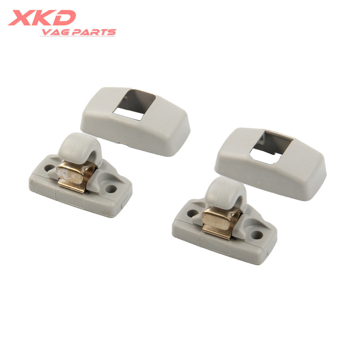 ya 5 8.7 A pair of gray sun visor clips suitable for VW Beetle Eos for Golf for JETTA for Passat