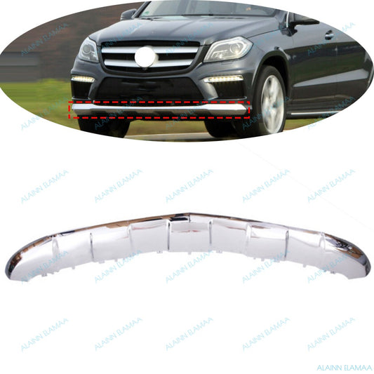 ya 27 6.18 Front Bumper Cover Molding A1668856625 o for Mercedes GL GL450 ML ML350 2013-16