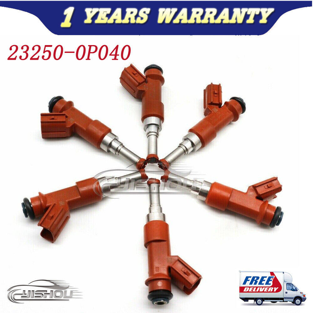 ya 1 7.2 New 23250-0P040 Fuel Injector 6PCS For 07-10 for Toyota for Camry for RAV4 for Lexus ES350 3.5L