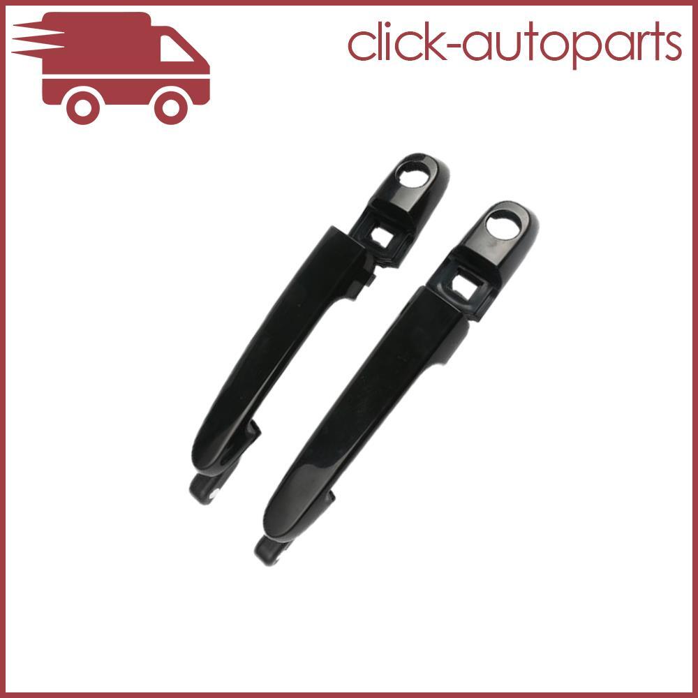 ya 13 5.27 Left & Right Front Exterior Door Panel Handle Black for 2006-2011 for Hyundai Accent