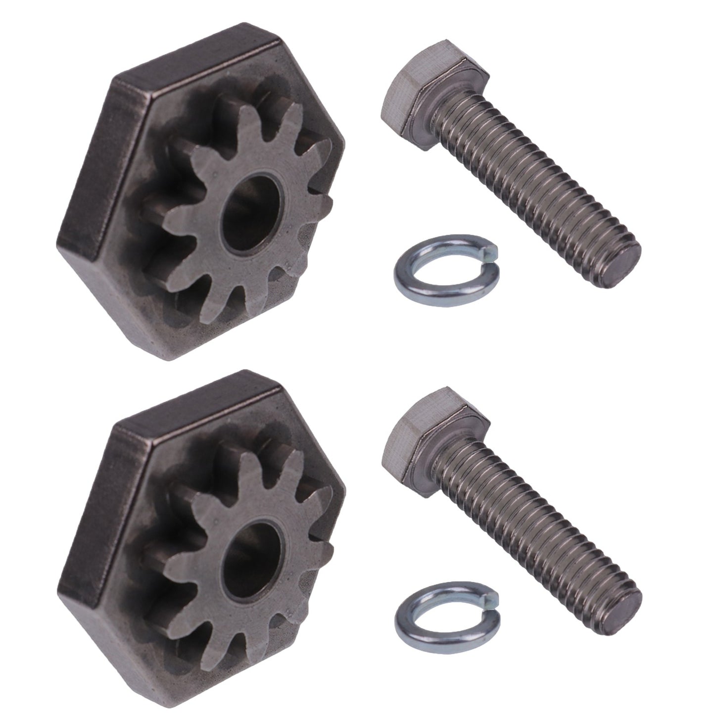 ya 28 2Pcs Deck Height Adjustment Gear 917-04074 For Cub Cadet MTD Craftsman Troy-Bilt