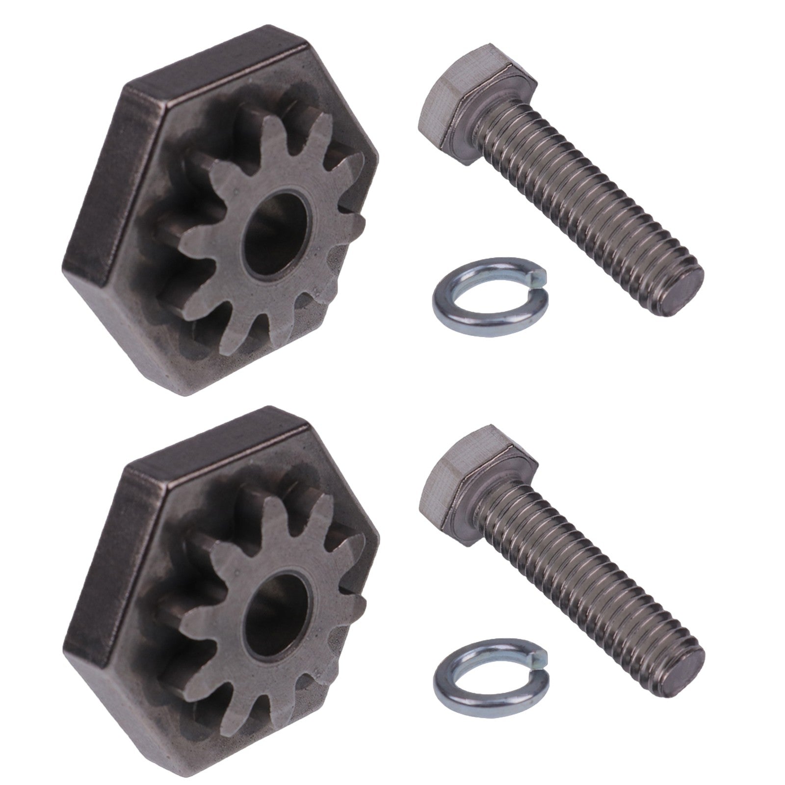 ya 28 2Pcs Deck Height Adjustment Gear 917-04074 For Cub Cadet MTD Craftsman Troy-Bilt