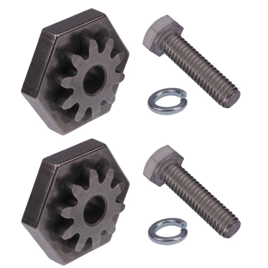 ya 28 2Pcs Deck Height Adjustment Gear 917-04074 For Cub Cadet MTD Craftsman Troy-Bilt