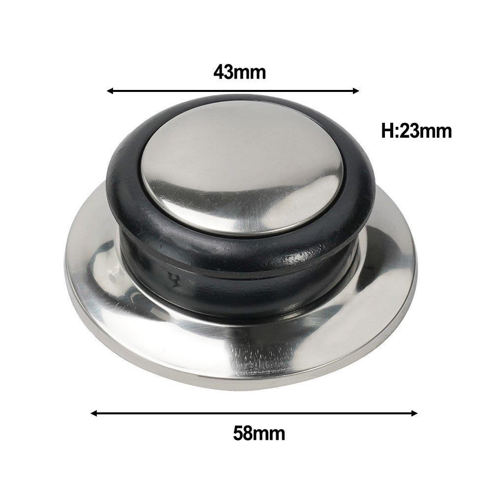 ya 26 Lid Knobs Cap With Screws For Glass Lid Pot Kitchen Tools Knob Handle 2pcs