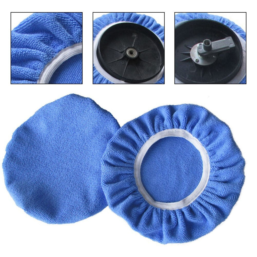 ya 5 8.7 11PC Polishing Cover Polishing Pad Replacement Cover Microfiber 7-8 Inches