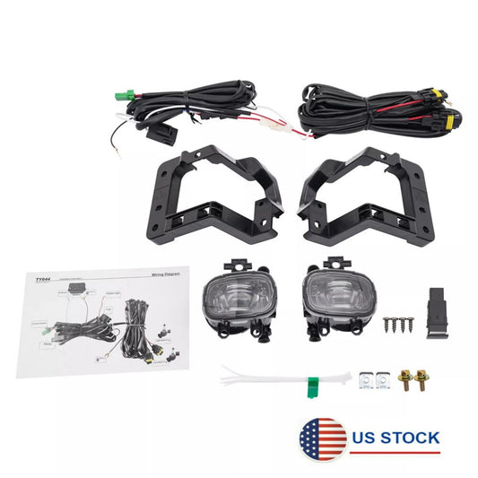 ya 13 5.27.2 Fit For 2023 2024 for Nissan Pathfinder Fog Lights Front Lamps w/ Wiring Kit