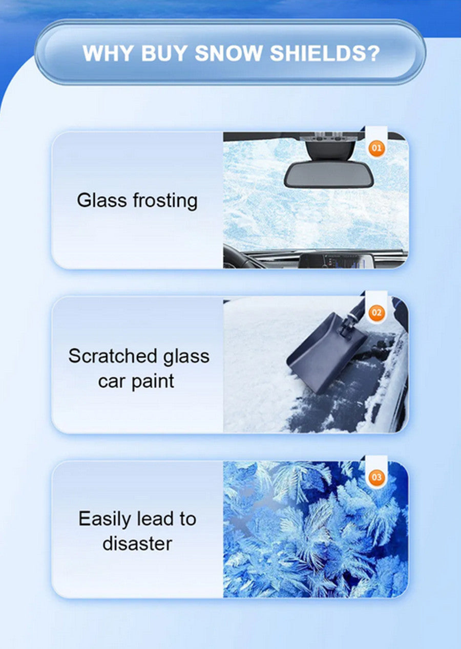 ya 5 8.7 Magnetic Car Cover Window Windshield Ice Frost Snow Shield Protector Thicken