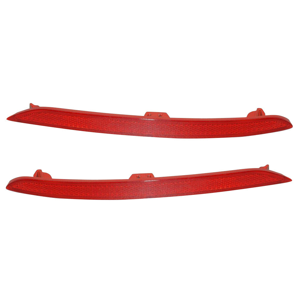 ya 27 6.18.2 Red Rear Bumper Reflectors Left & Right Fit for 2014-2016 for BMW F22 2-Series Coupe