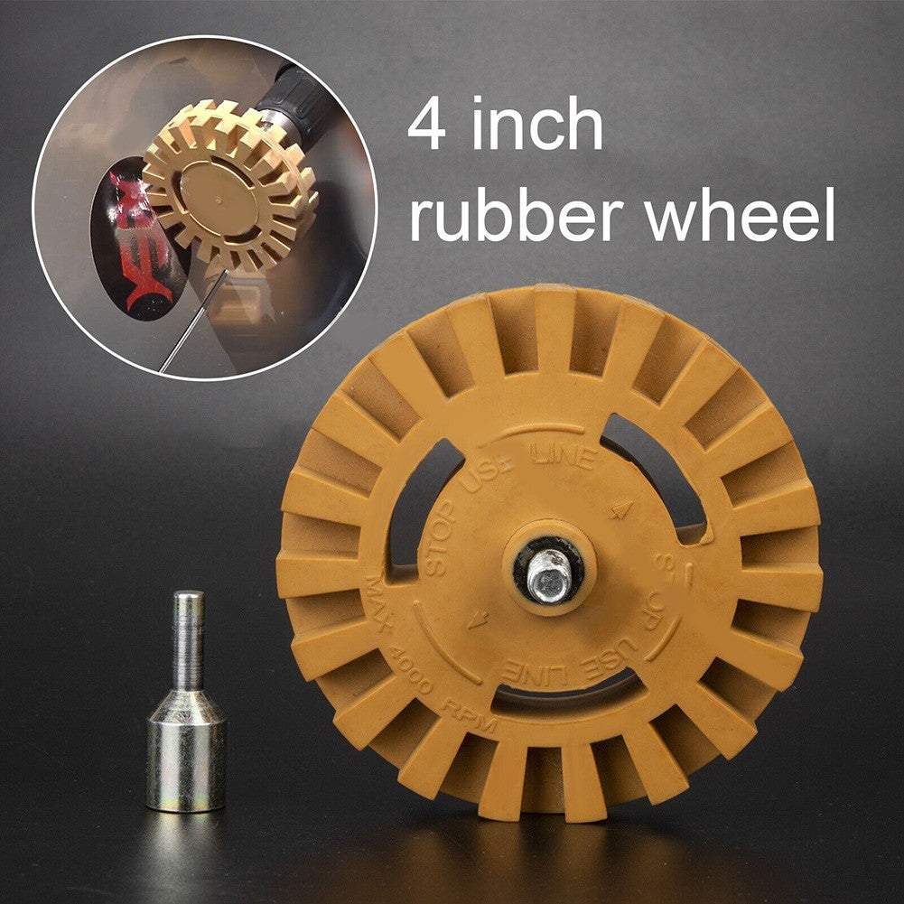 ya 5 8.7 Efficient Pneumatic Rubber Eraser Wheel for Quick and Easy Sticker Removal