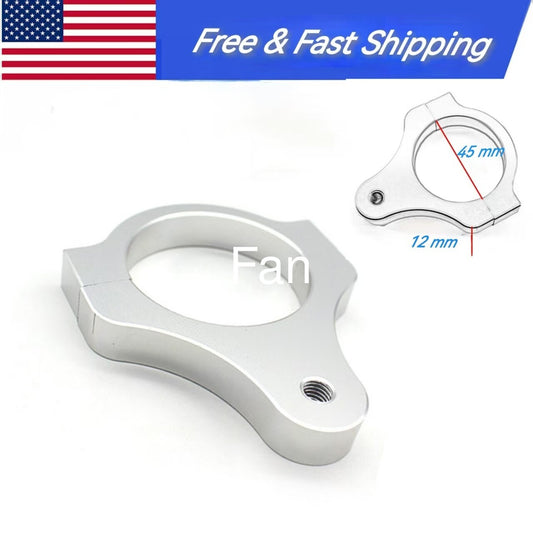 ya 1 7.13 Universal 45mm CNC Motorcycle Steering Damper Fork Frame Mounting Clamp Bracket