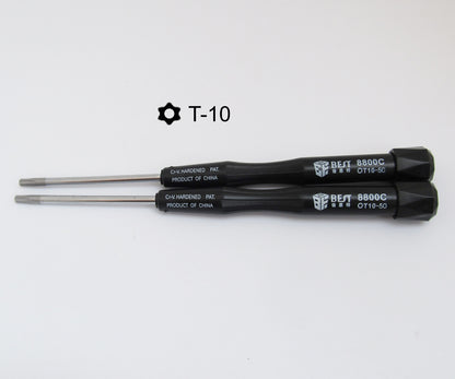 ya 14 50pcs BEST 8800C-50 T10 Torx Pision Screwdriver Repair Fixing Open Tool