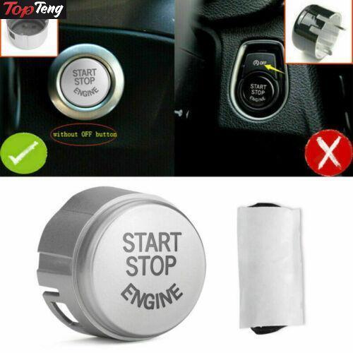 ya 1 8.5.1 Silver Start Stop Engine Push Button Switch Cover Fit for F01 F02 F10/F11