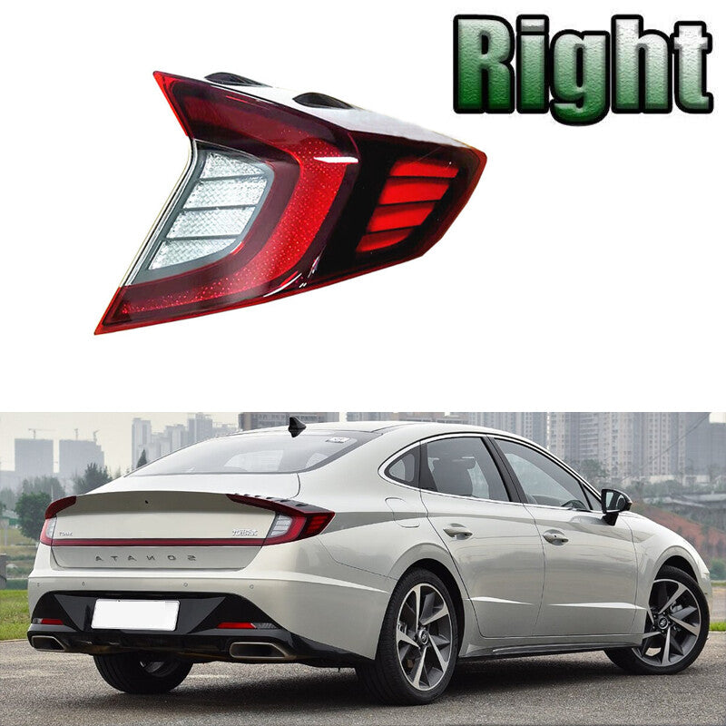 ya 2 6.26 Right Tail Light Brake Signal Lamp for Hyundai Sonata 10th 2020-2021 Halogen